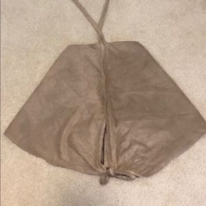 open back halter top